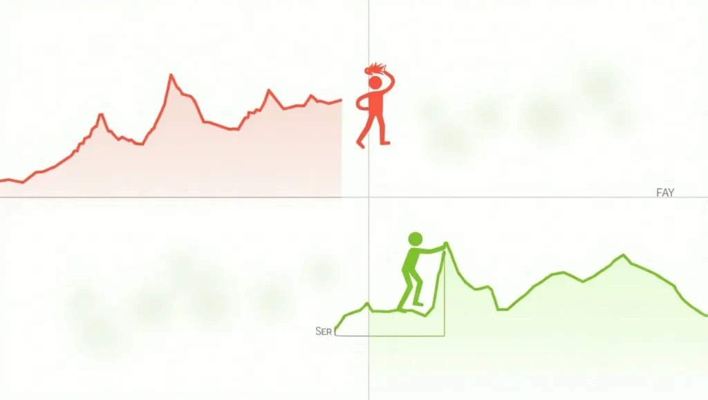 Blood sugar spikes vs. stable glucose for energy levels.