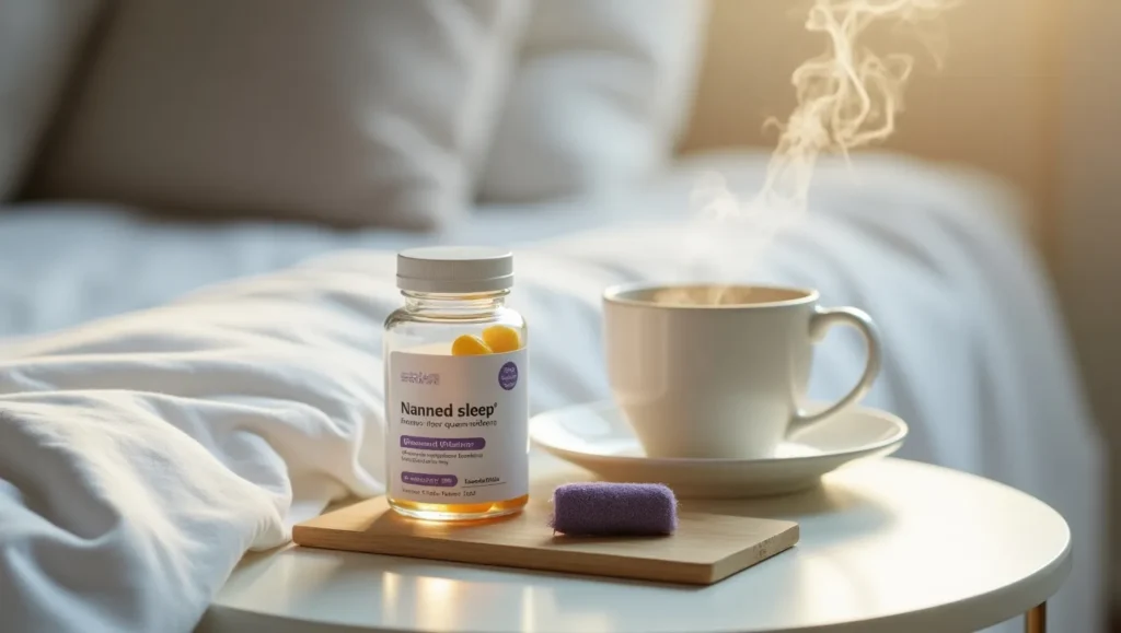 Natural supplements and tea for sleep sup