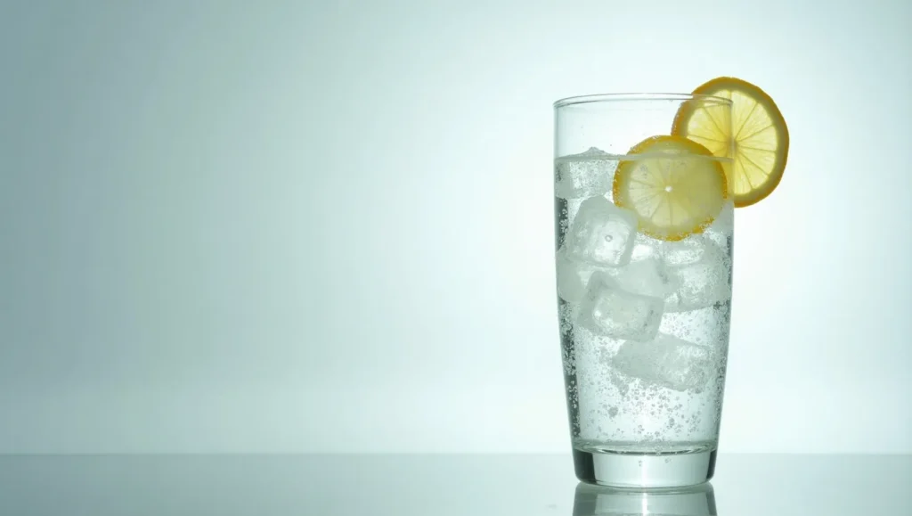 Refreshing glass of water for consistent hydration